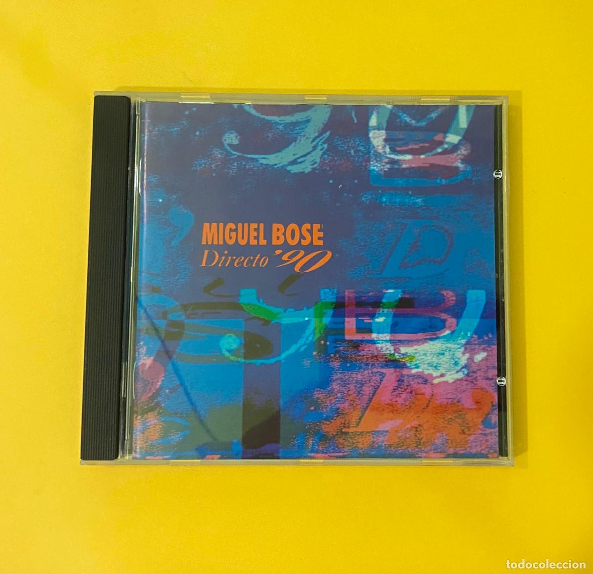 CDs de m&uacute;sica: CD miguel bose - directo 90 - 1991 - buen estado