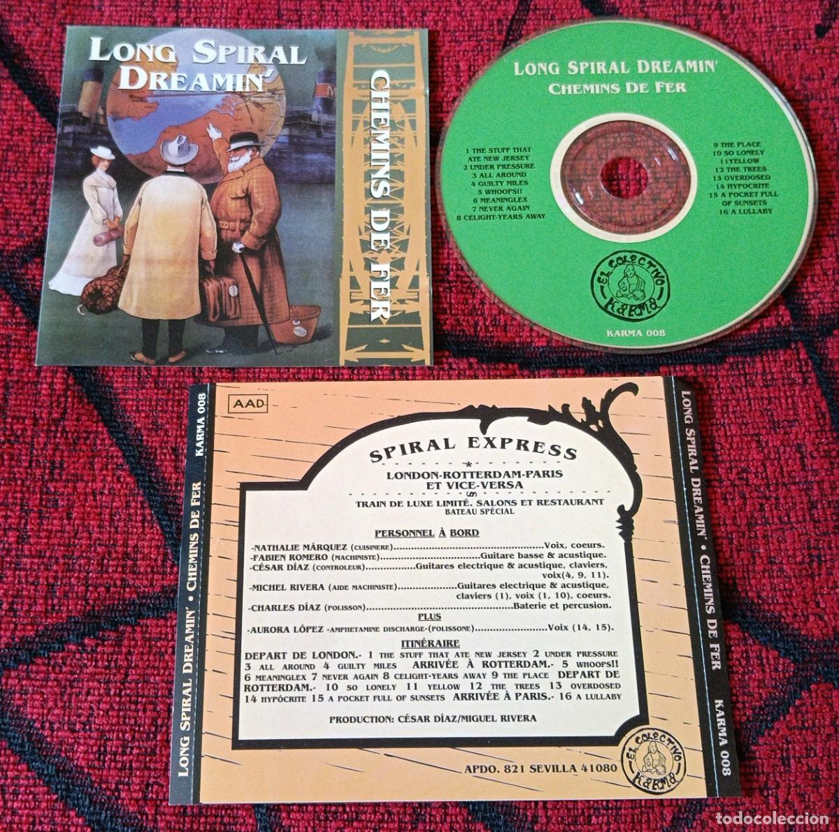 CDs de m&uacute;sica: LONG SPIRAL DREAMIN' ** Chemins De Fer ** CD 1994