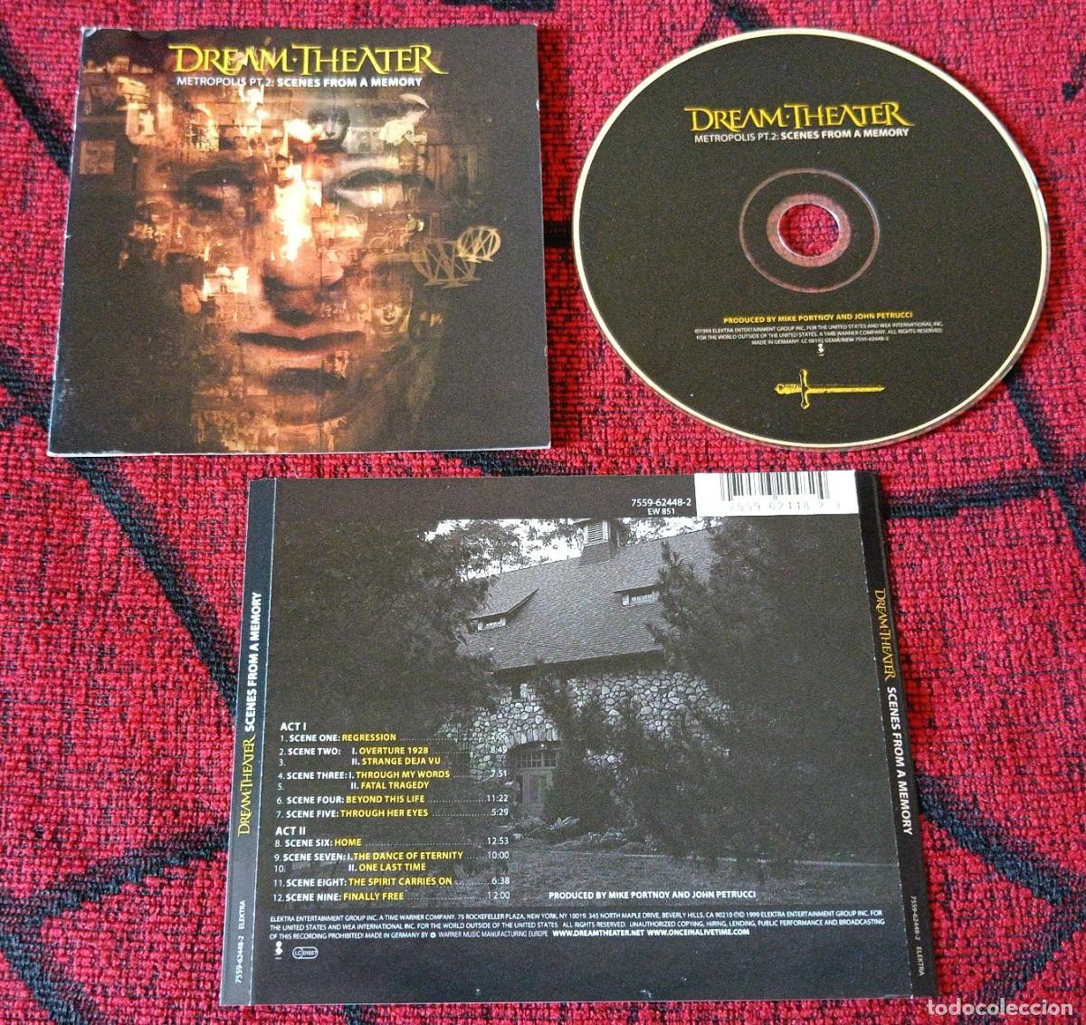 CDs de m&uacute;sica: DREAM THEATER ** Metropolis Pt. 2: Scenes From A Memory ** CD ALEMANIA 1999