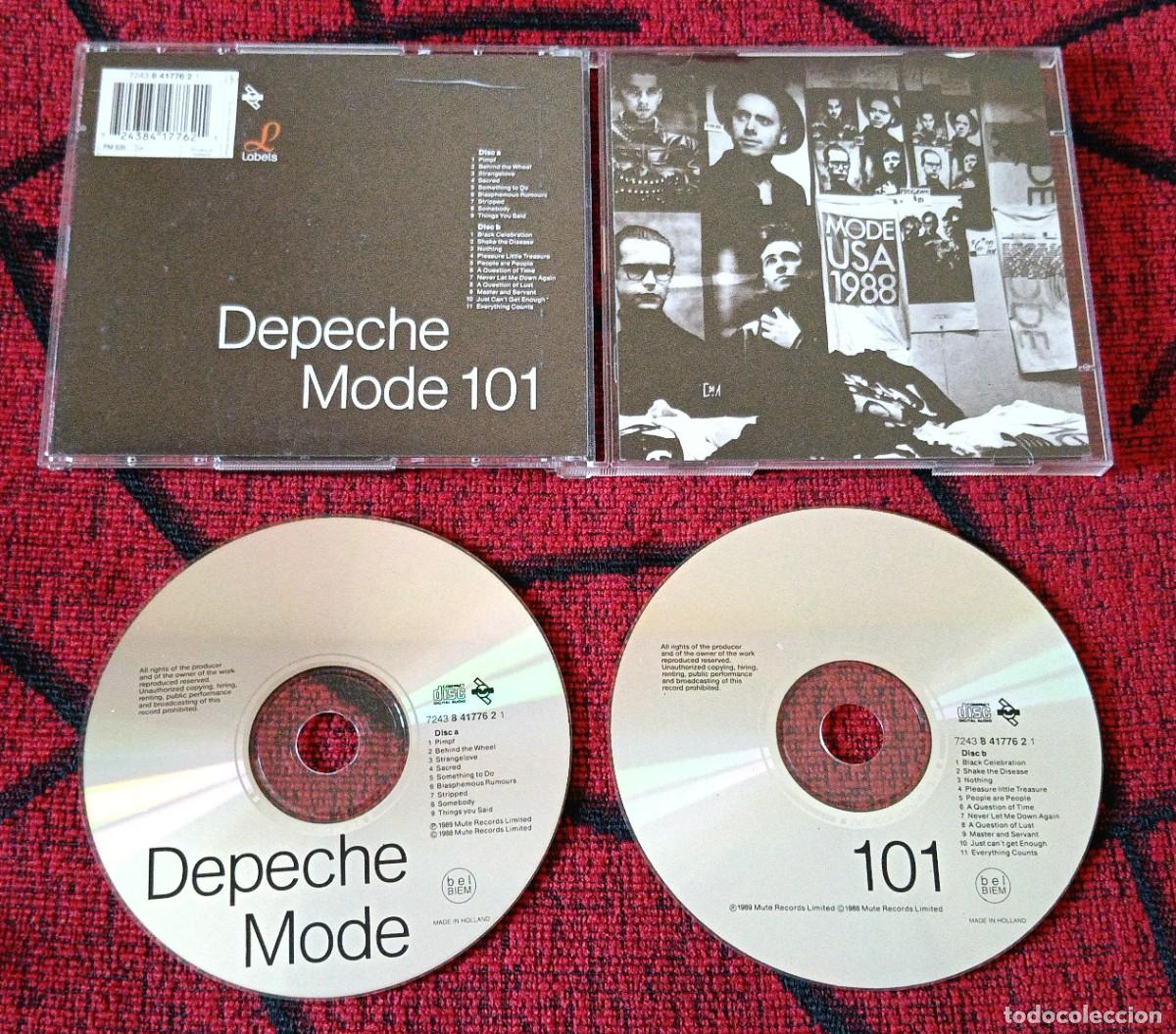 CDs de m&uacute;sica: DEPECHE MODE ** 101 ** REEDICION DOBLE CD - Foto 1