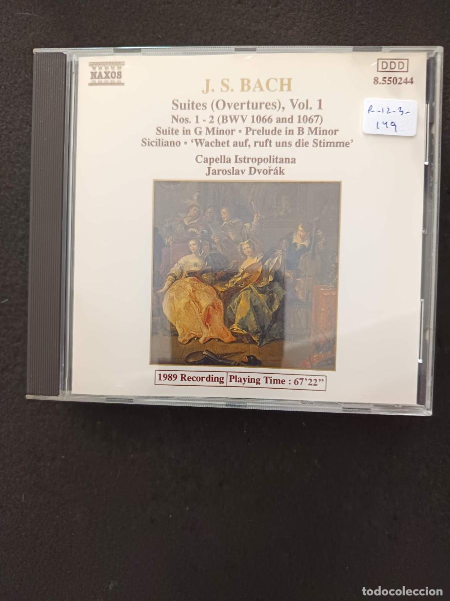 CDs de m&uacute;sica: J. S. BACH: SUITES (OVERTURES), VOL 1. N&ordm;S 1-2 (BWV 1066 AND 1067) / SUITE IN G MINOR