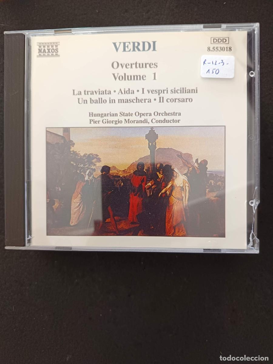 CDs de m&uacute;sica: VERDI: OVERTURES. VOLUME 1. LA TRAVIATA, AIDA, I VESPRI SICILIANI, UN BALLO IN MASCHERA, IL CORSARO