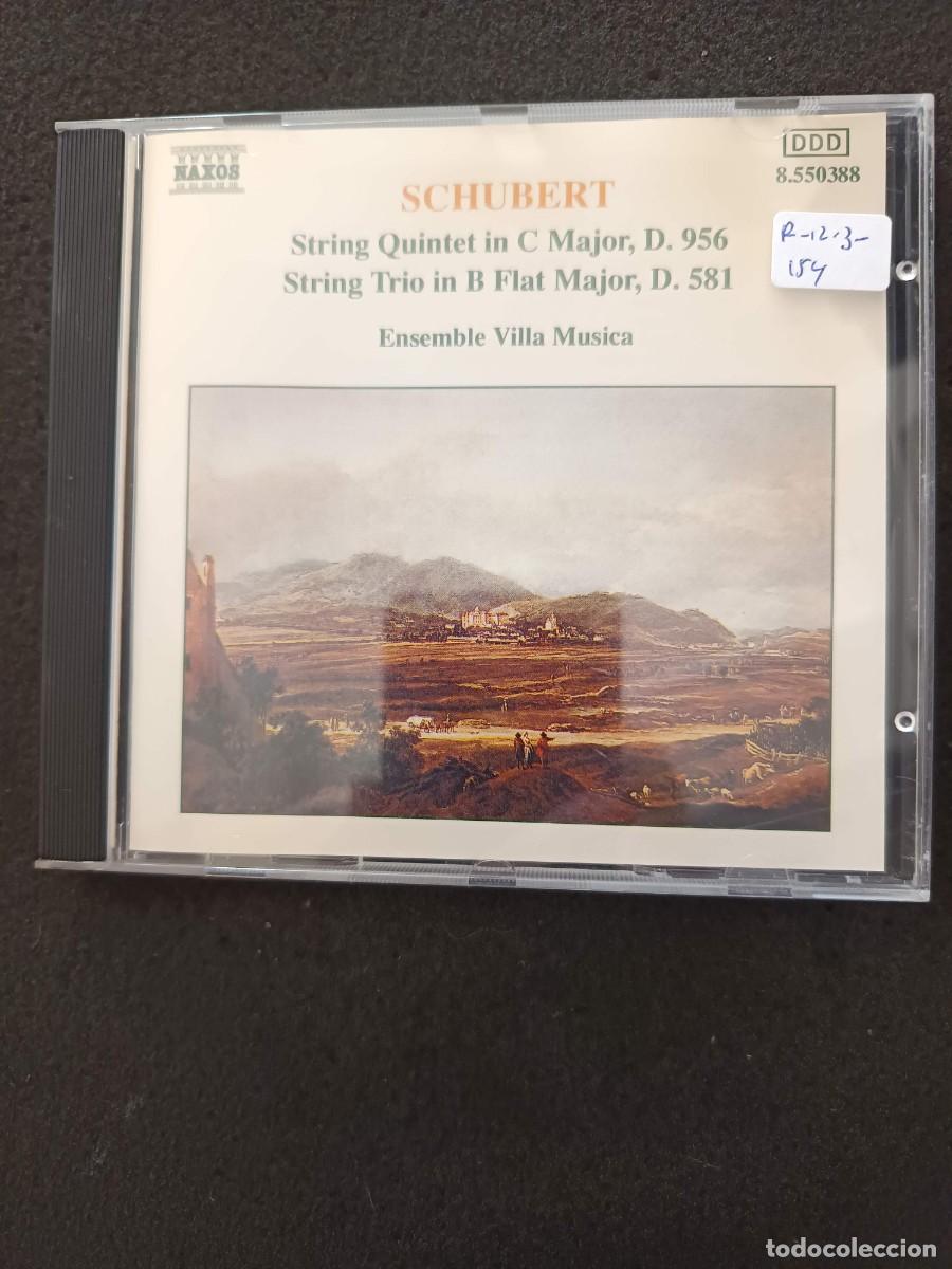 CDs de m&uacute;sica: SCHUBERT: STRING QUINTET, D.956 / STRING TRIO, D. 581. ENSEMBLE VILLA MUSICA