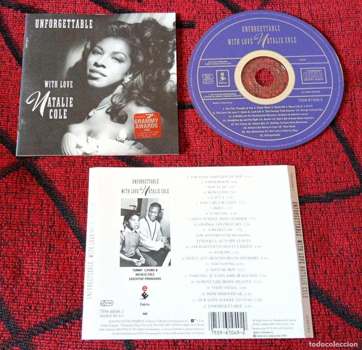 CDs de m&uacute;sica: NATALIE COLE ** Unforgettable ** CD 1991 - Foto 1