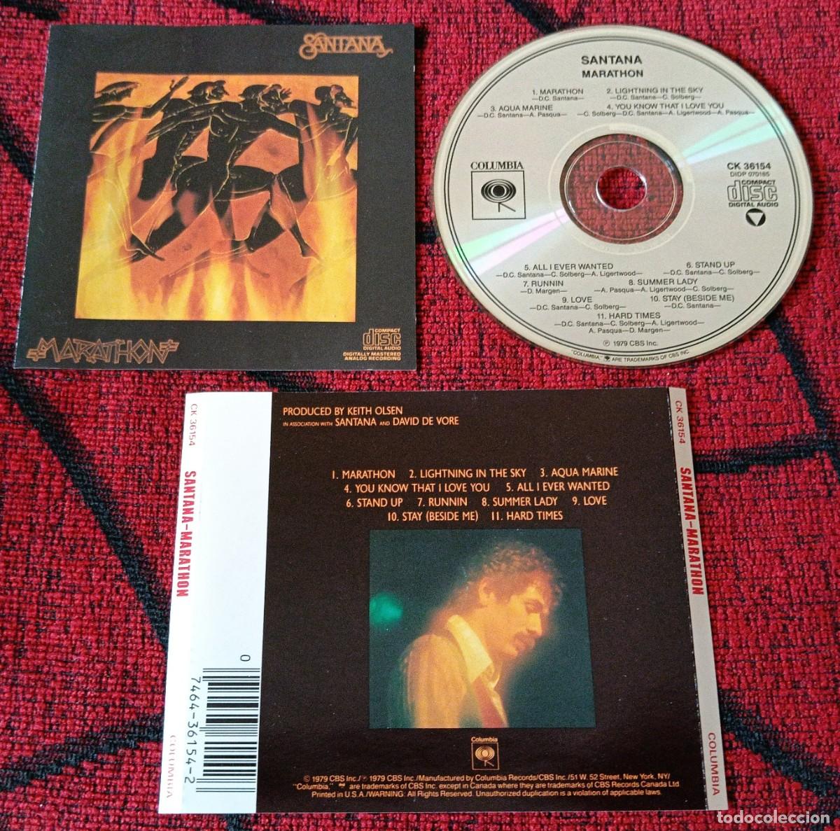 CDs de m&uacute;sica: SANTANA ** Marathon ** USA CD - Foto 1