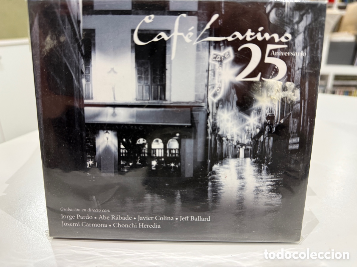 CDs de m&uacute;sica: Jorge Pardo, Abe R&aacute;bade - Caf&eacute; Latino 25 Aniversario (CD)