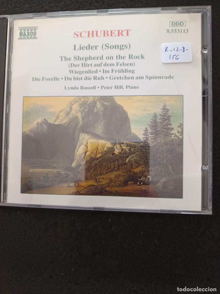 CDs de m&uacute;sica: SCHUBERT: LIEDER (SONGS). CANTANTE: LYNDA RUSSELL. PIANO: PETER HILL. CLARINETE: DAVID CAMPBELL