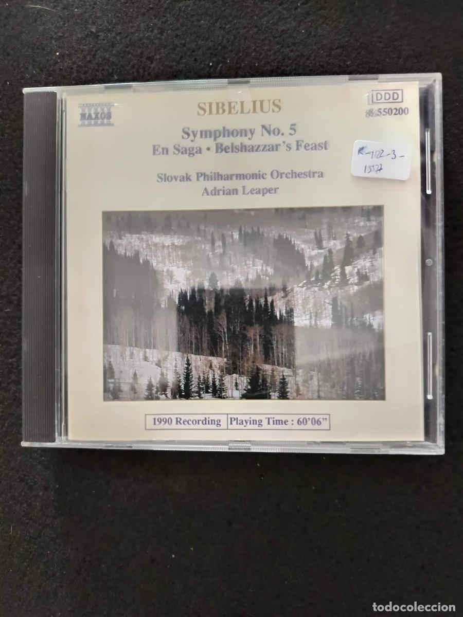 CDs de m&uacute;sica: SIBELIUS: SYMPHONY N&ordm; 5 / EN SAGA / BELSHAZZAR'S FEAST. DIR.: ADRIAN LEAPER