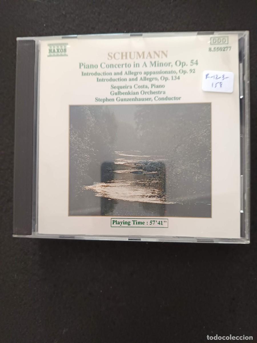 CDs de m&uacute;sica: SCHUMANN: PIANO CONCERTO IN A MINOR, OP 54 / INTRODUCTION AND ALLEGRO APPASIONATO, OP 92 / INTRODUCT