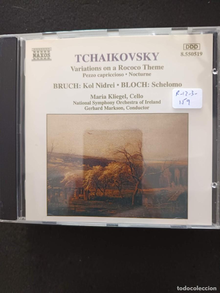 CDs de m&uacute;sica: TCHAIKOVSKY: VARIATIONS ON A ROCOCO THEME / PEZZO CAPRICCIOSO / NOCTURNE. BRUCH: KOL NIDREI / BLOCH