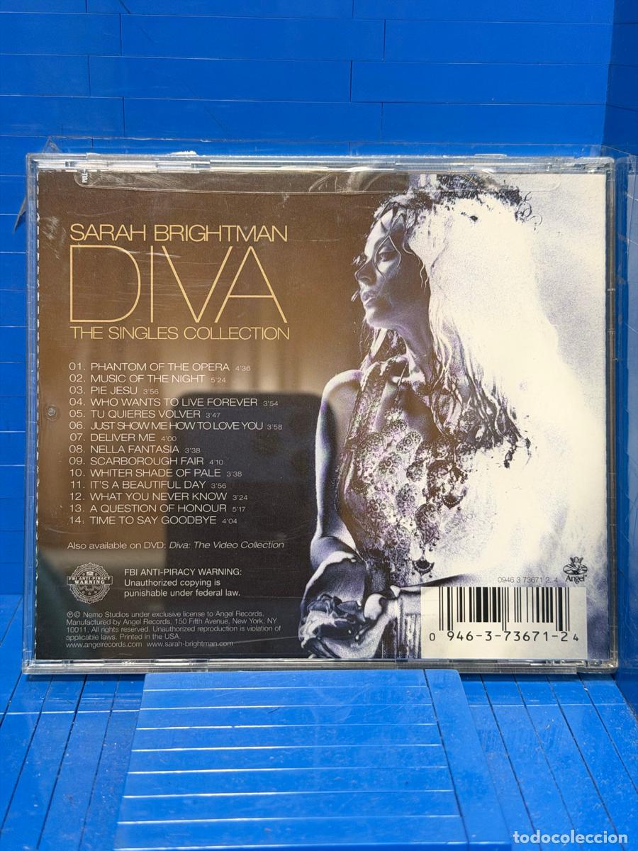 CDs de m&uacute;sica: DIVA : THE SINGLES COLLECTION &ndash; SARAH BRIGHTMAN &ndash; 2006 &ndash; CD - Foto 2