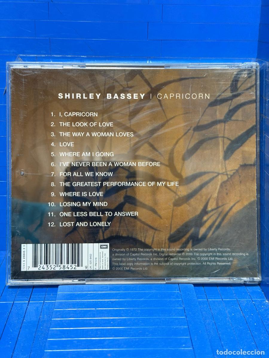 CDs de m&uacute;sica: I, CAPRICORN &ndash; SHIRLEY BASSEY &ndash; 2000 &ndash; CD - Foto 2