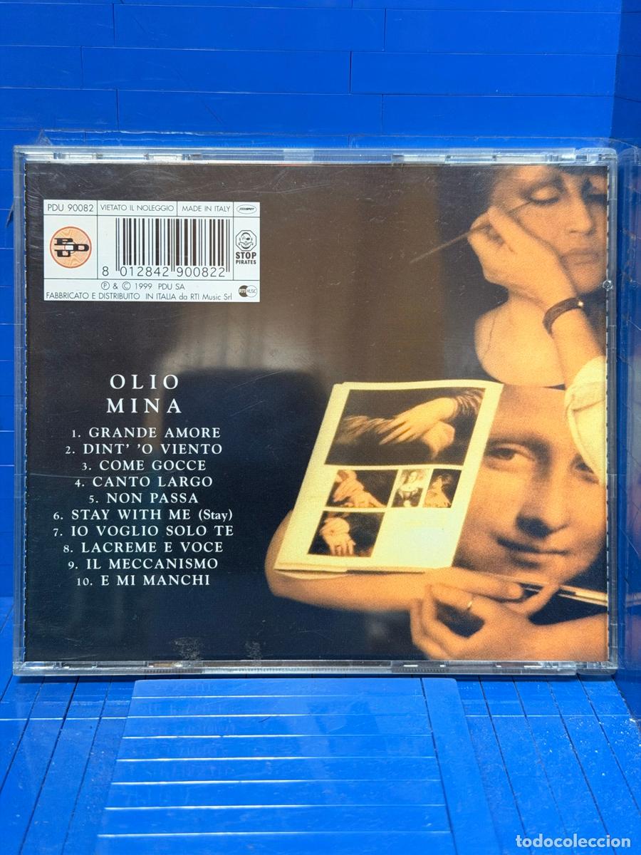 CDs de m&uacute;sica: OLIO &ndash; MINA &ndash; 1999 &ndash; CD - Foto 2