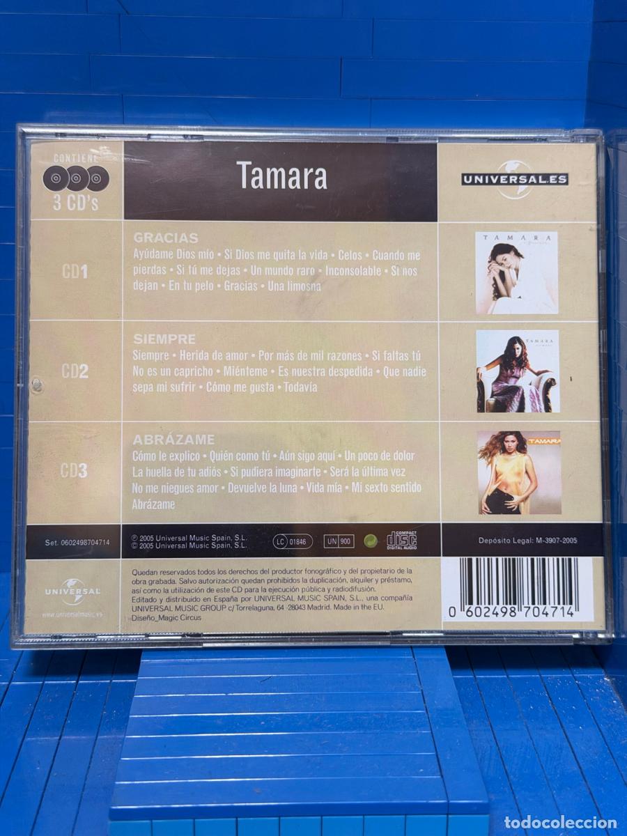 CDs de m&uacute;sica: GRACIAS / SIEMPRE / ABR&Aacute;ZAME &ndash; TAMARA &ndash; 2005 &ndash; CD - Foto 2
