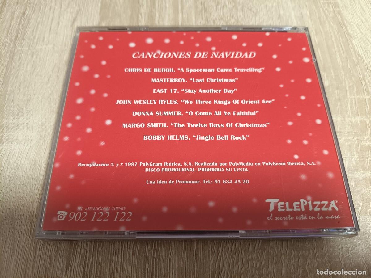 CDs de m&uacute;sica: CD - CANCIONES DE NAVIDAD - TELEPIZZA - Foto 2