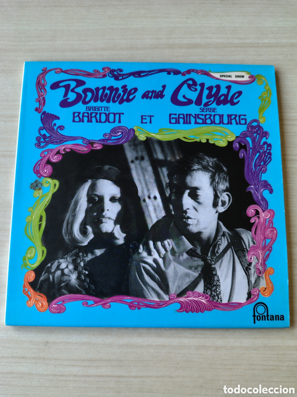CDs de m&uacute;sica: BRIGITTE BARDOT ET SERGE GAINSBOURG Bonnie and Clyde ( 1968 FONTANA FRANCE 2007 ) VINYL REPLICA