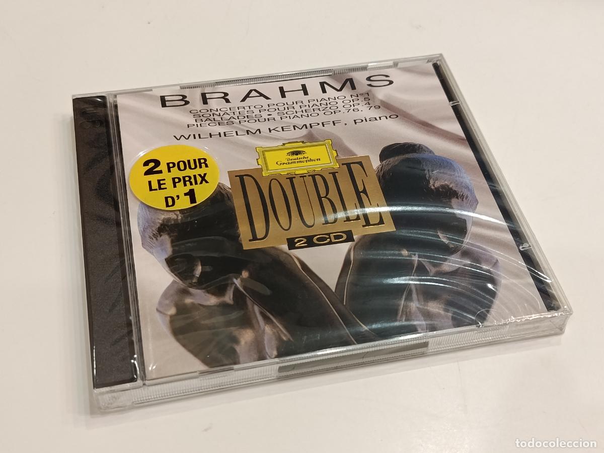 CD de M&uacute;sica: BRAHMS - DOUBLE 2CD - WILHELM KEMPFF - DEUTSCHE GRAMMOPHON 2 CD 437 374-2 - NUEVO PRECINTADO