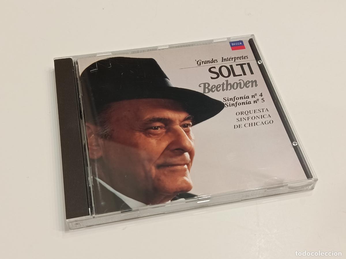 CDs de Musique: BEETHOVEN - SINFONIA 4 & 5 - SIR GEORG SOLTI - CHICAGO - DECCA / PLANETA CD 428 119-2 (1988) - NUEVO
