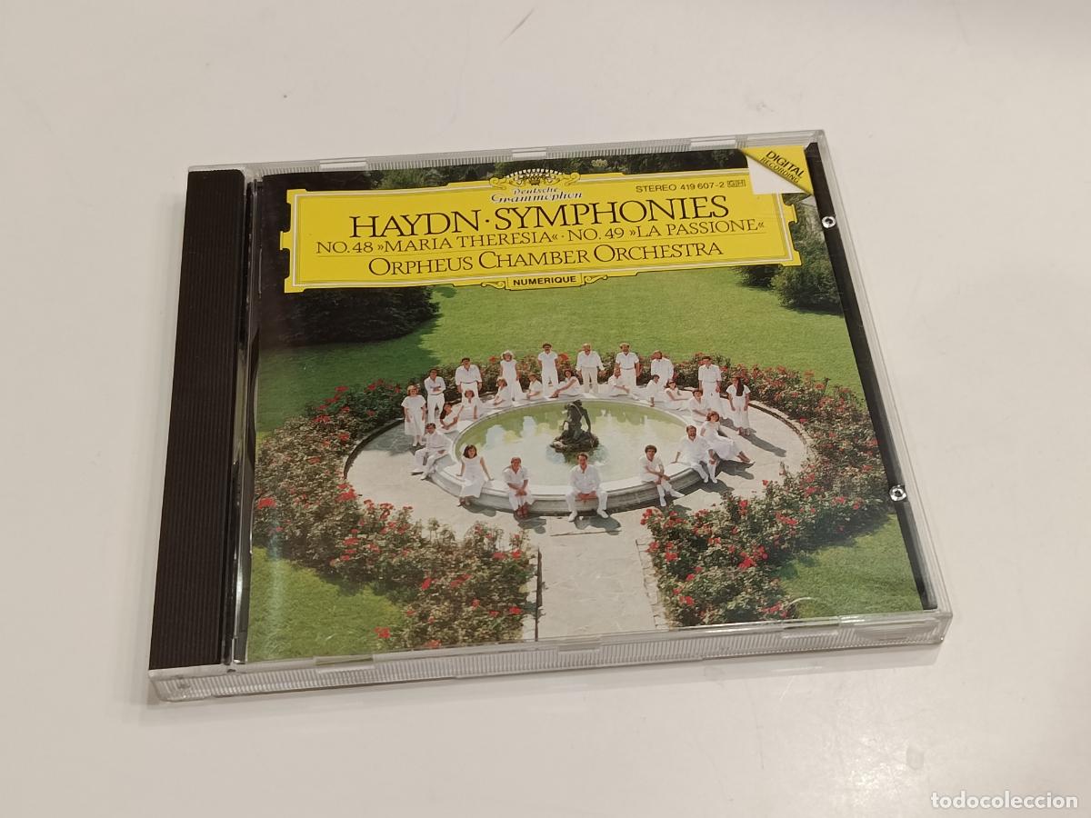 CD de M&uacute;sica: HAYDN - SYMPHONIES No. 48 MARIA THERESIA & 49 LA PASSIONE - DEUTSCHE GRAMMOPHON CD 419 607-2 - NUEVO