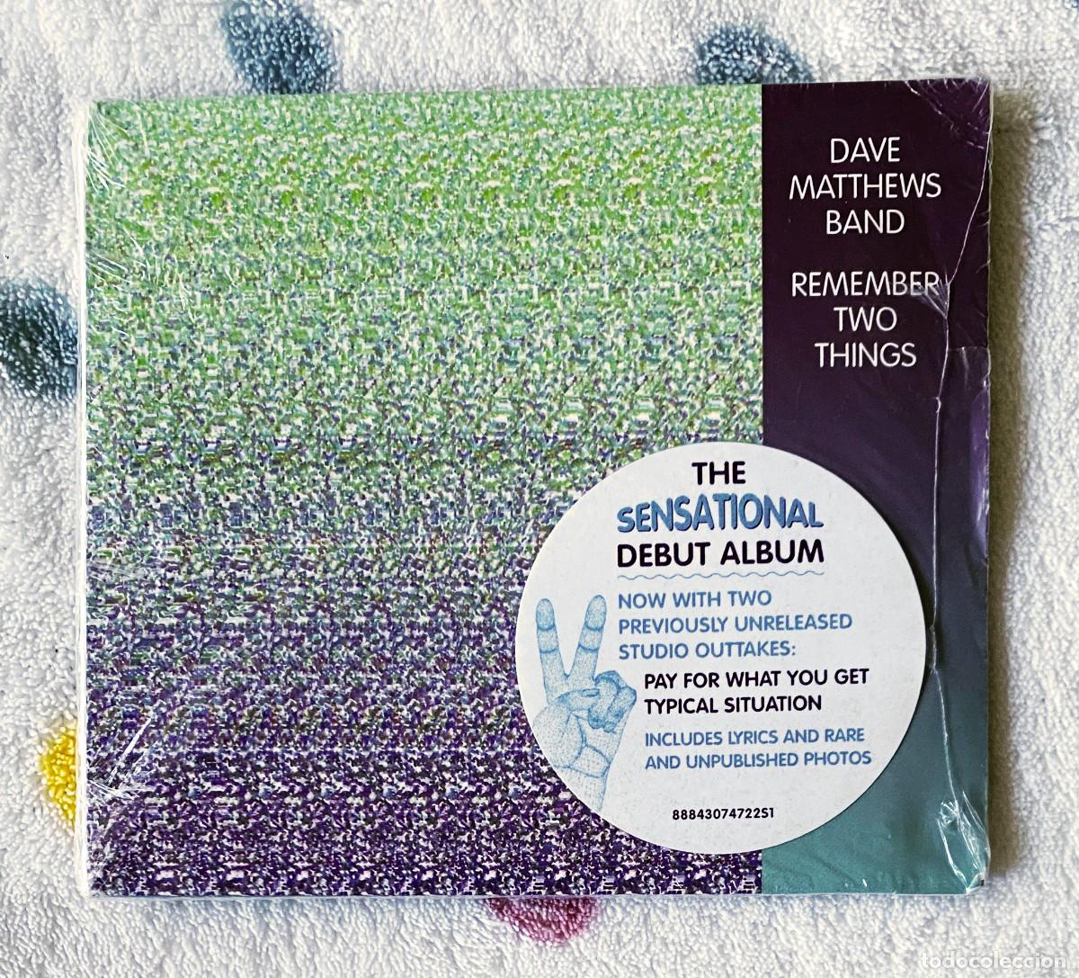 CDs de m&uacute;sica: DAVE MATTHEWS BAND - REMEMBER TWO THINGS CD DIGISLEEVE PRECINTADO - ROCK ALTERNATIVO FOLK JAZZ FUNK