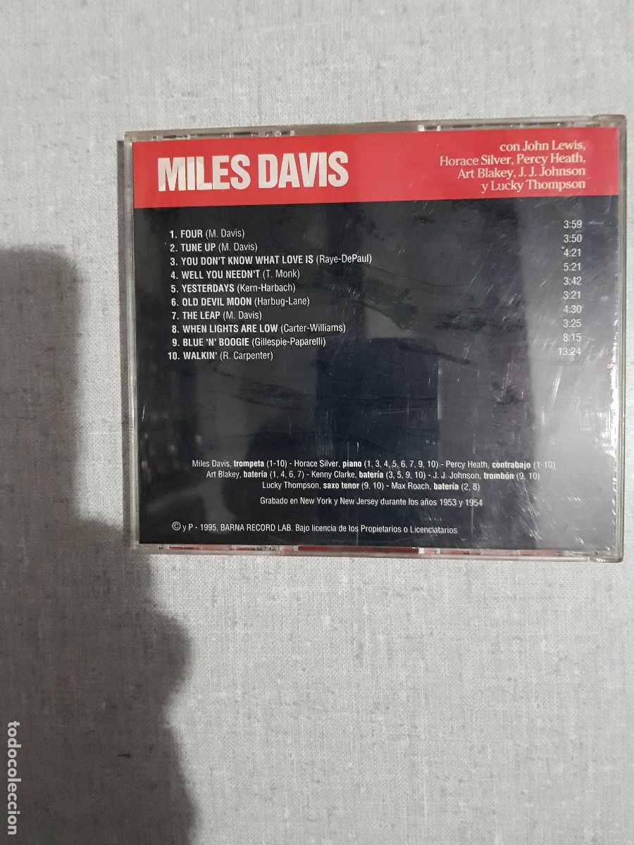 CDs de m&uacute;sica: MILES DAVIS BLUE JAZZ - Foto 2