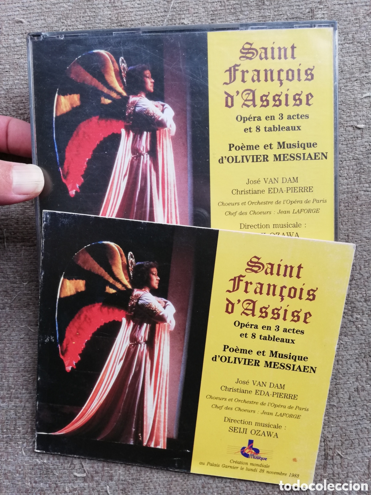 CDs de m&uacute;sica: Olivier Messiaen. Saint Fran&ccedil;ois d'Assise. San Francisco de As&iacute;s. &Oacute;pera en 3 actos. Seiji Ozawa