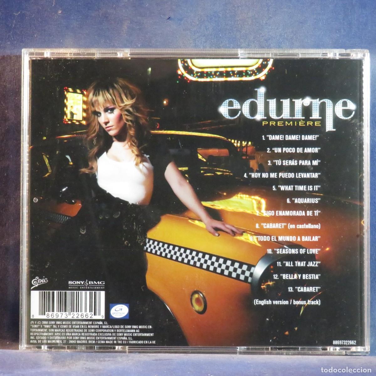 CDs de m&uacute;sica: EDURNE &ndash; PREMI&Egrave;RE - CD - Foto 2