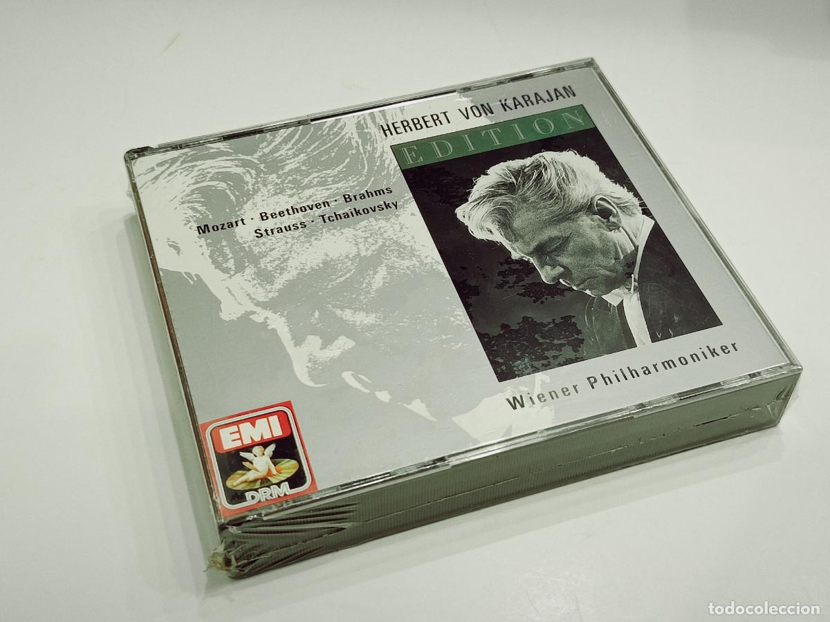 CD de M&uacute;sica: MOZART BEETHOVEN BRAHMS STRAUSS TCHAIKOVSKY- HERBERT VON KARAJAN EDITION -EMI 4 CD CMS 7 63326 2 NEW