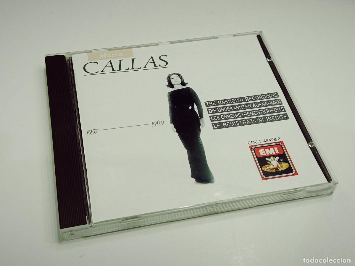 CD de M&uacute;sica: MARIA CALLAS - THE UNKNOWN RECORDINGS 1957-1969 - EMI ANGEL RECORDS CD CDC 7 49428 2 - NUEVO