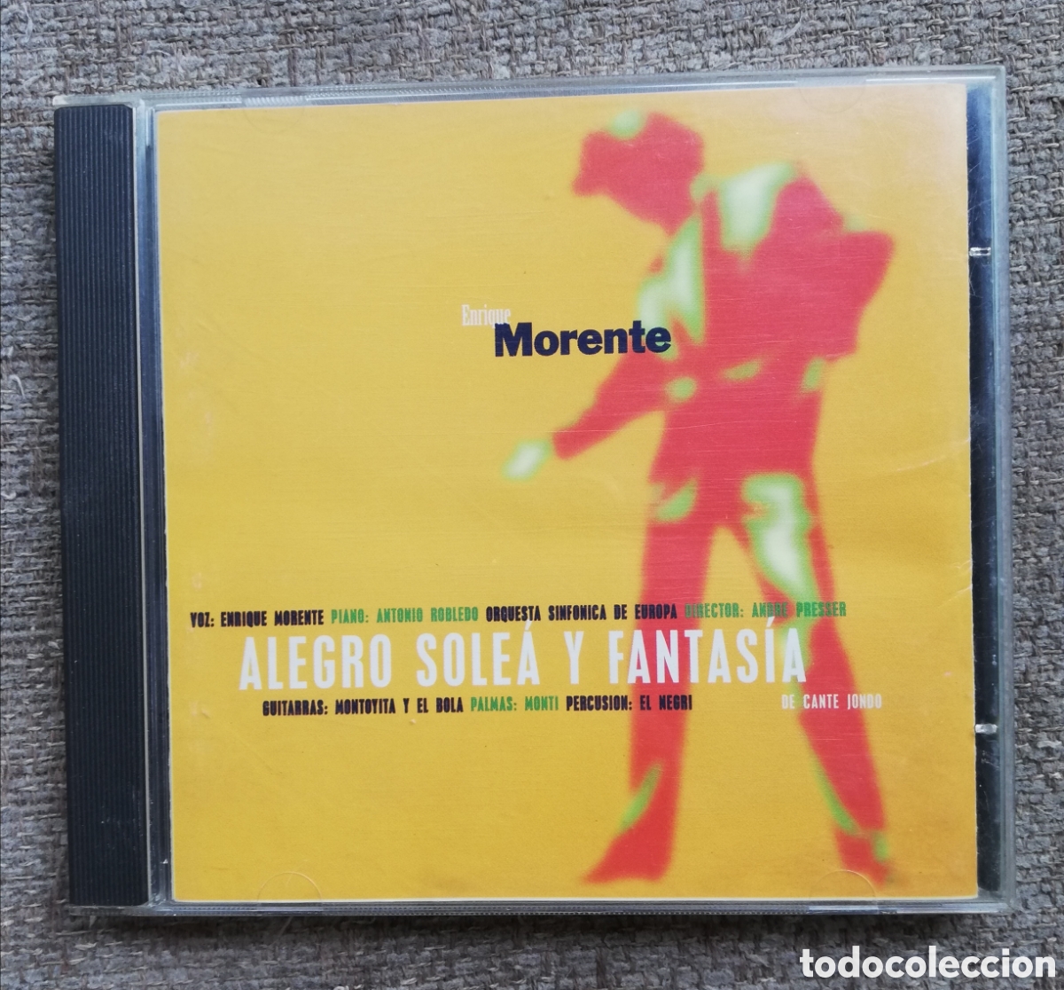 CDs de m&uacute;sica: Enrique Morente - Alegro Sole&aacute; y Fantas&iacute;a de cante jondo