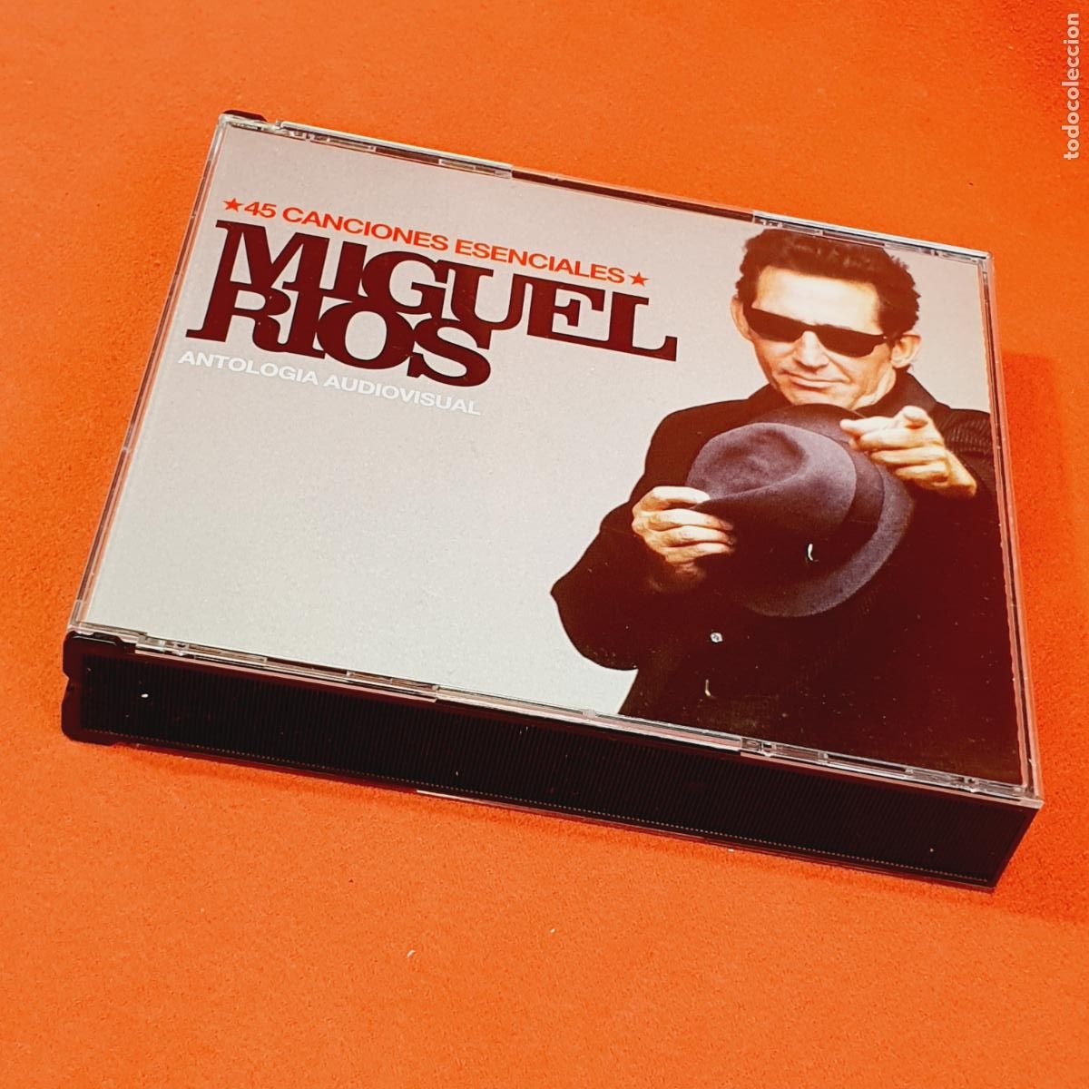 CDs de m&uacute;sica: LOTE 3 LPS+DVD-45 CANCIONES ESENCIALES-MIGUEL R&Iacute;OS-COMO NUEVOS-ESCASO-VER FOTOGRAF&Iacute;AS.
