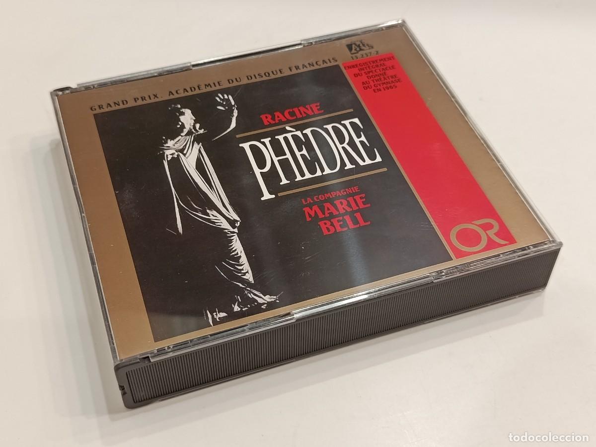 CDs de m&uacute;sica: JEAN RACINE - PHEDRE - LA COMPAGNIE MARIE BELL - DISQUES ADES 2 CD 13.237-2 (1988) - NUEVO