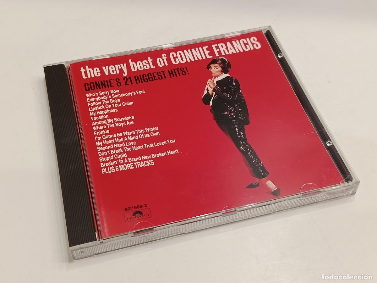 CDs de m&uacute;sica: THE VERY BEST OF CONNIE FRANCIS - CONNIE&acute;S 21 BIGGEST HITS! - POLYDOR CD 827 569-2 - NUEVO