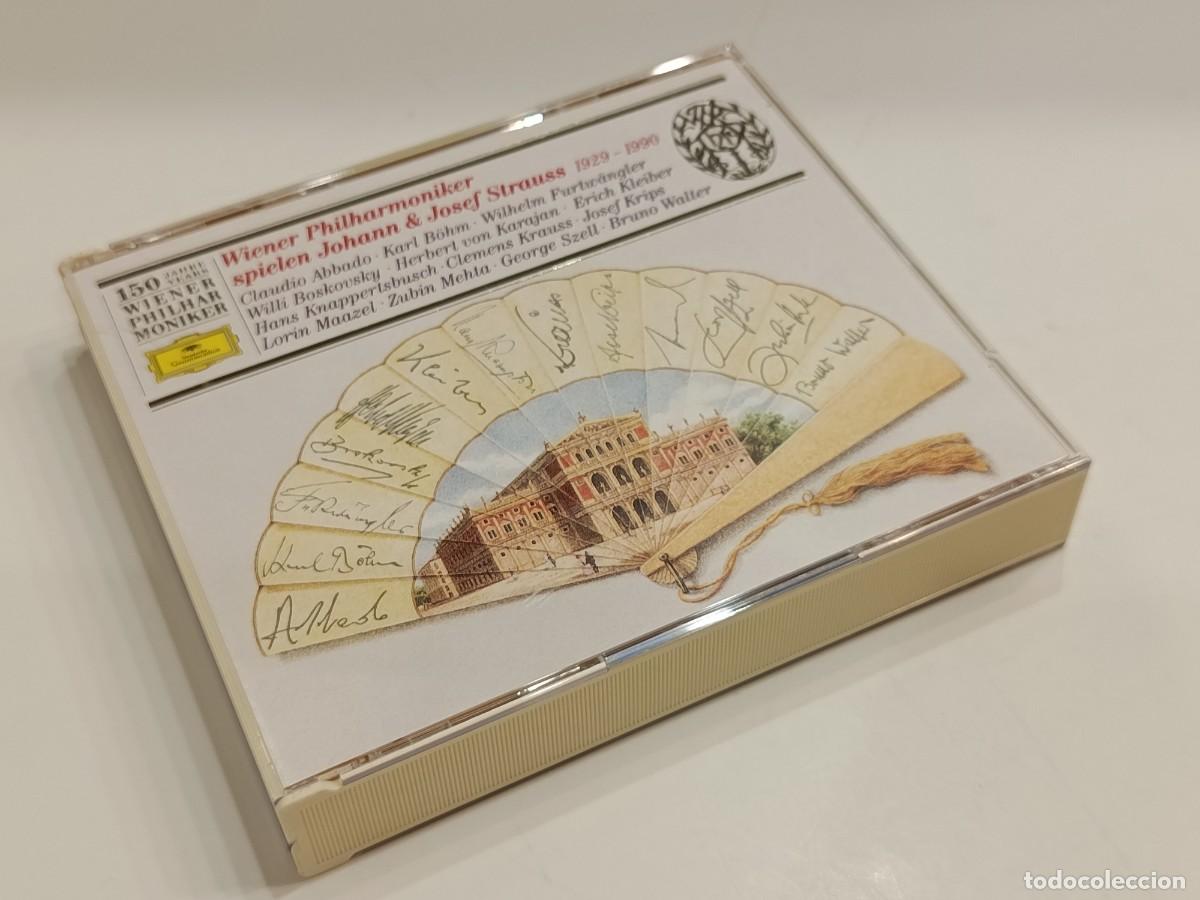 CDs de m&uacute;sica: WIENER PHILHARMONIKER - SPIELEN JOHANN & JOSEF STRAUSS 1929-1990- DEUTSCHE GRAMMOPHON 2 CD 435 335-2