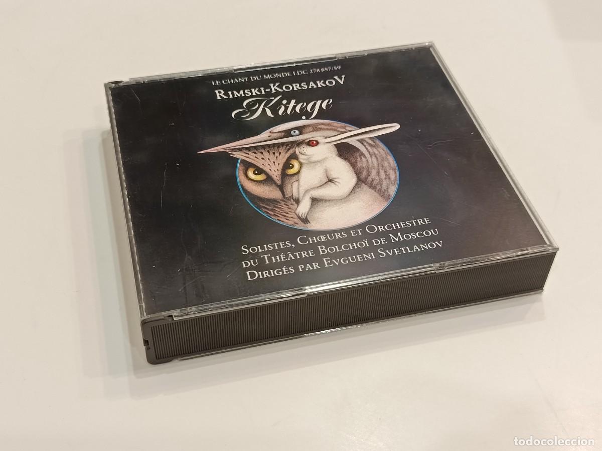 CDs de m&uacute;sica: RIMSKI-KORSAKOV - KITEGE - YEVGUENI SVETLANOV - LE CHANT DU MONDE 3 CD LDC 278 857/59 (1987) - NUEVO