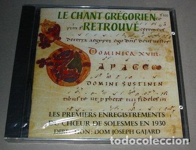 CDs de m&uacute;sica: Le Chant Gr&eacute;gorien Retrouv&eacute;- 3338660008355