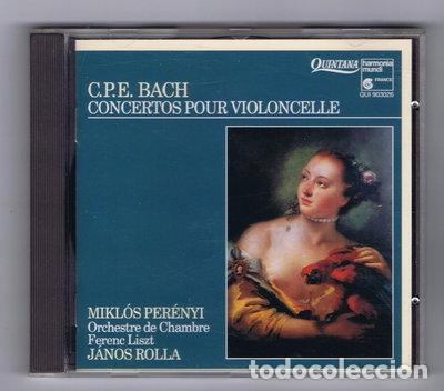 CDs de m&uacute;sica: C.P.E. Bach: Concertos pour violoncelle- 3149025049063