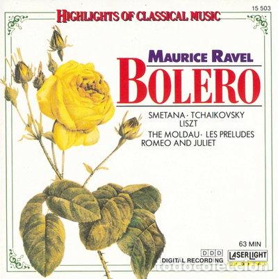 CDs de m&uacute;sica: Bolero / The Moldau / Les Preludes / Romeo and Juliet- 0018111550321