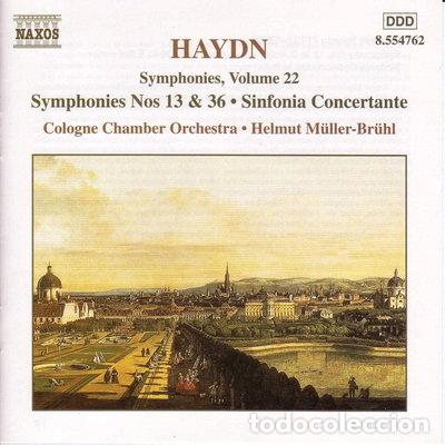 CDs de m&uacute;sica: Haydn Symphonies Vol. 22- 0636943476222