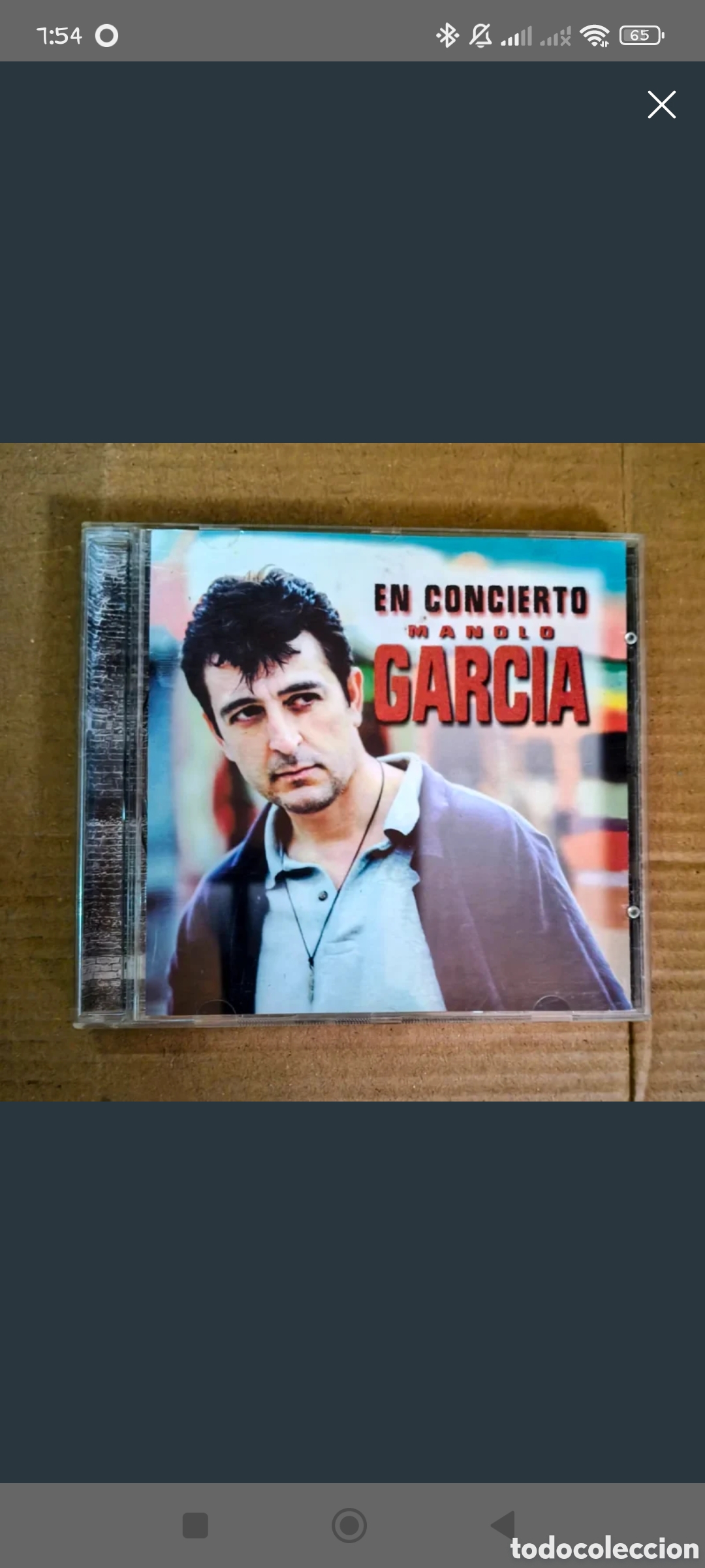 CDs de m&uacute;sica: Cd Manolo Garc&iacute;a en concierto