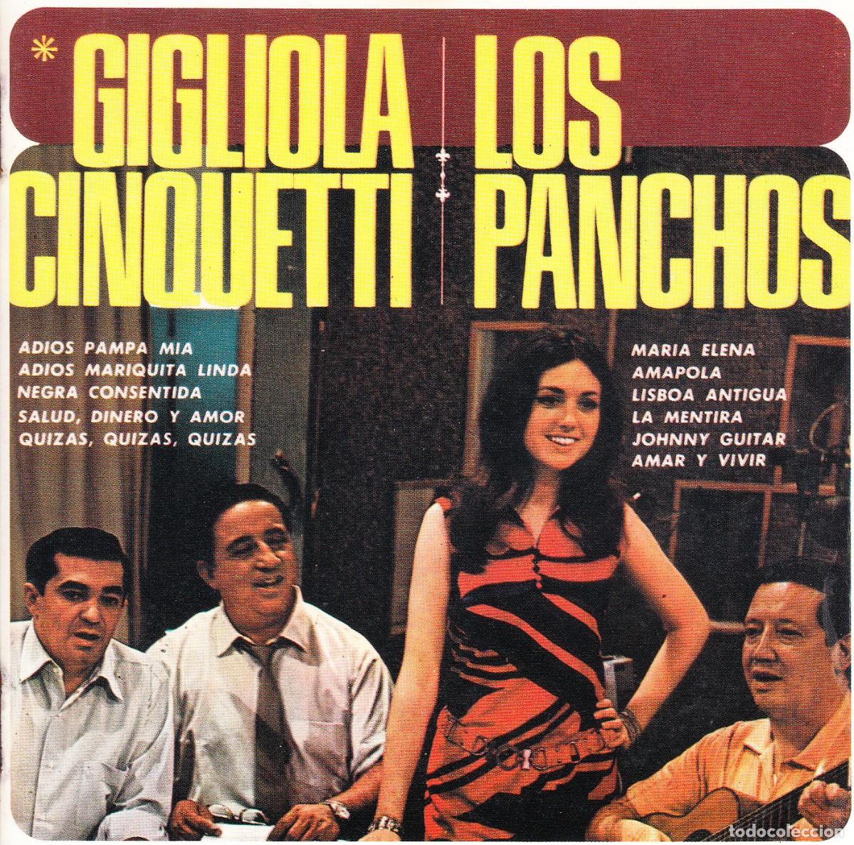 CDs de m&uacute;sica: GIGLIOLA CINQUETTI CON LOS PANCHOS. CD.