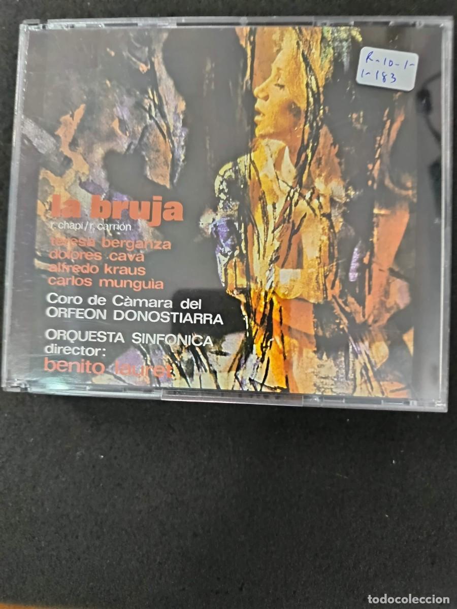 CDs de m&uacute;sica: LA BRUJA. (RUPERTO CHAP&Iacute; /RAMOS CARRI&Oacute;N). DIR: BENITO LAURET. INT&Eacute;RP: TERESA BERGANZA, DOLORES CAVA