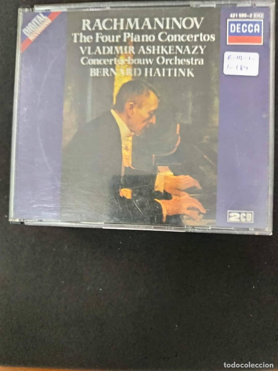 CDs de m&uacute;sica: RACHMANINOV: THE FOUR PIANO CONCERTOS. DIR: BERNARD HAITINK. PIANO: VLADIMIR ASHKENAZY. CONCERTGEBO