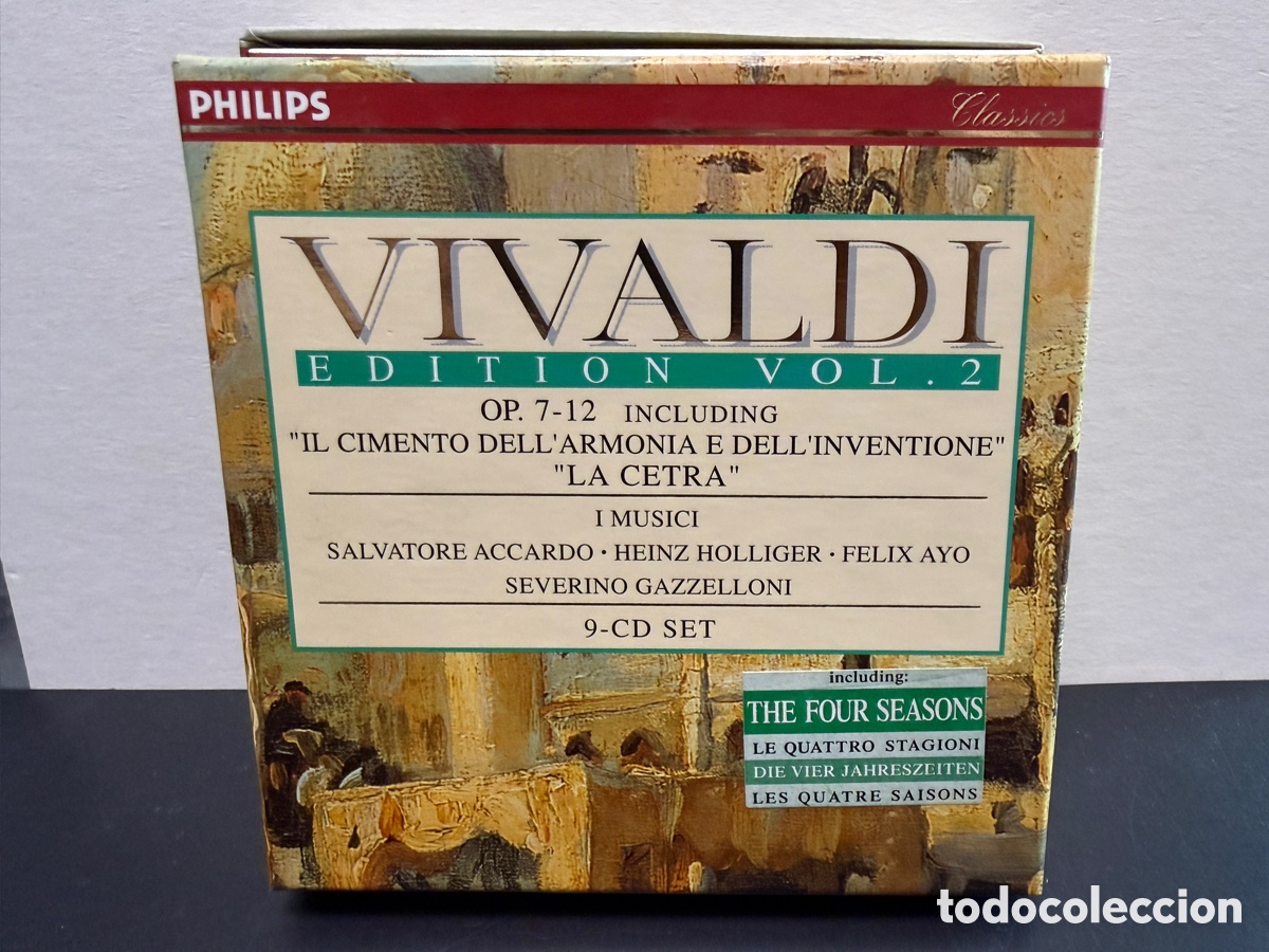 CDs de m&uacute;sica: Vivaldi - I Musici - Vivaldi Edition Vol. 2 Op. 7&ndash;12 (9xCD)