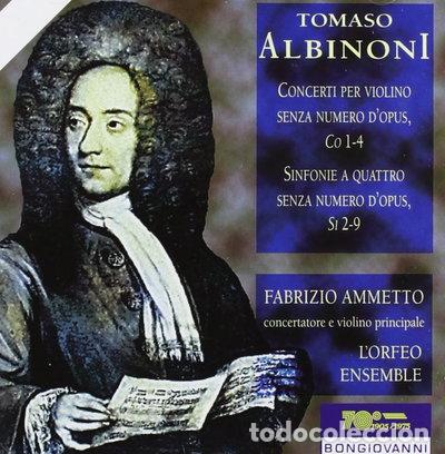 CDs de m&uacute;sica: Concerti per violino / Sinfonie a quattro- 8007068560820