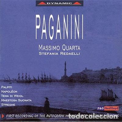 CDs de m&uacute;sica: Paganini: Recital- 8007144602321