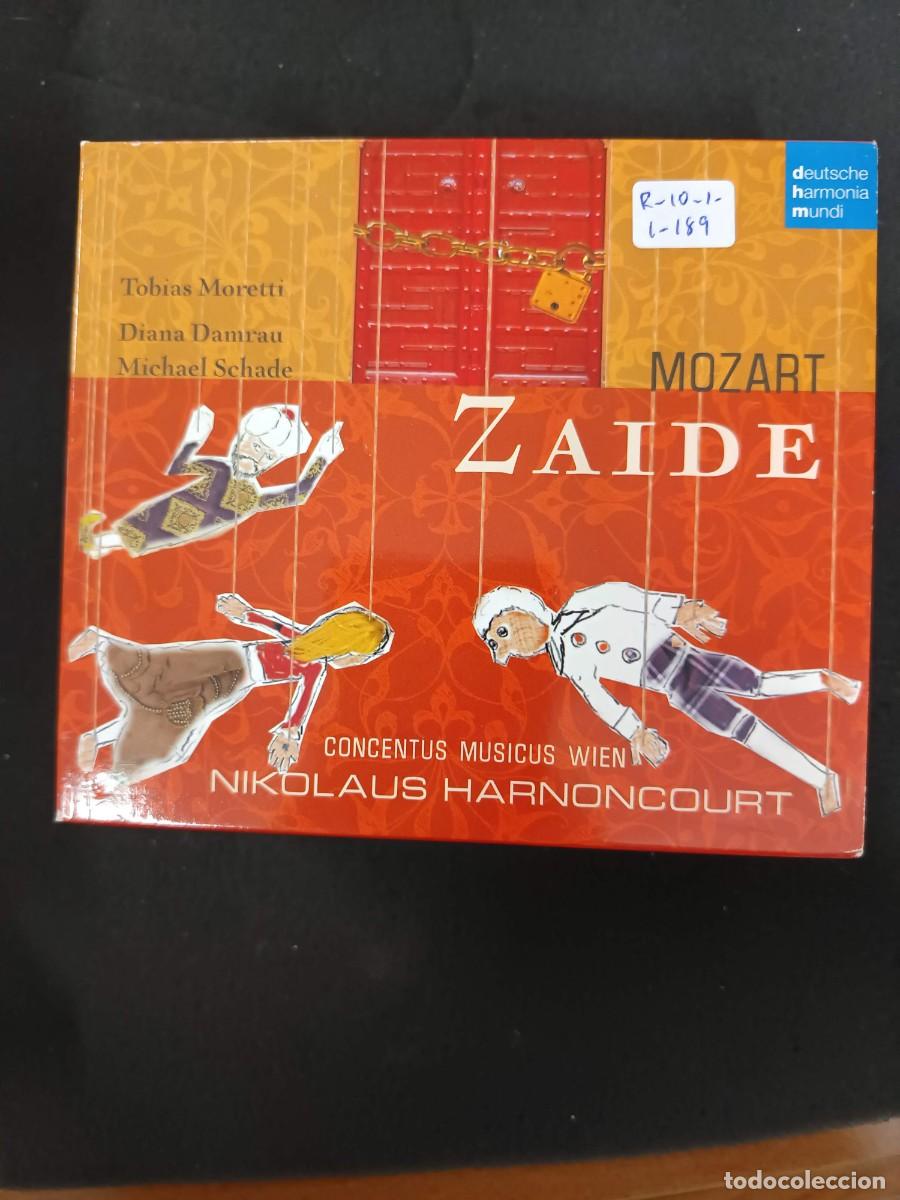 CDs de m&uacute;sica: 2CD. MOZART: ZAIDE. DIR: NIKOLAUS HARNONCOURT. INT&Eacute;RP: TOBIAS MORETTI, DIANA DAMRAU, MICHAEL SCHADE