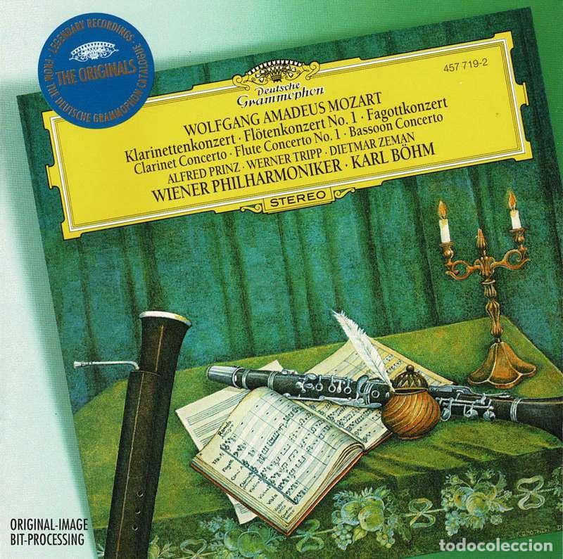 CDs de m&uacute;sica: Wolfgang Amadeus Mozart, Karl B&ouml;hm - Clarinet Concerto. Flute Concerto N&ordm; 1. Bassoon Concerto. CD