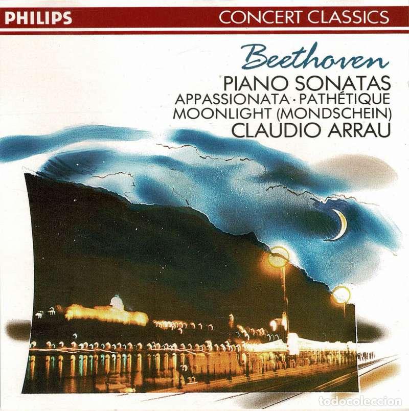 CDs de m&uacute;sica: Beethoven, Claudio Arrau - Piano Sonatas: Appassionata. Path&eacute;tique. Moonlight (Mondschein). CD