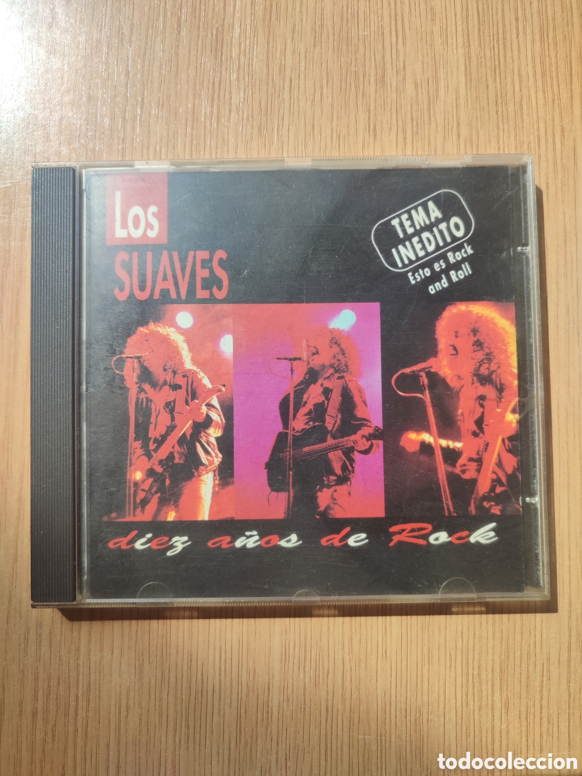 CDs de m&uacute;sica: Los suaves. Diez a&ntilde;os de rock. CD directo